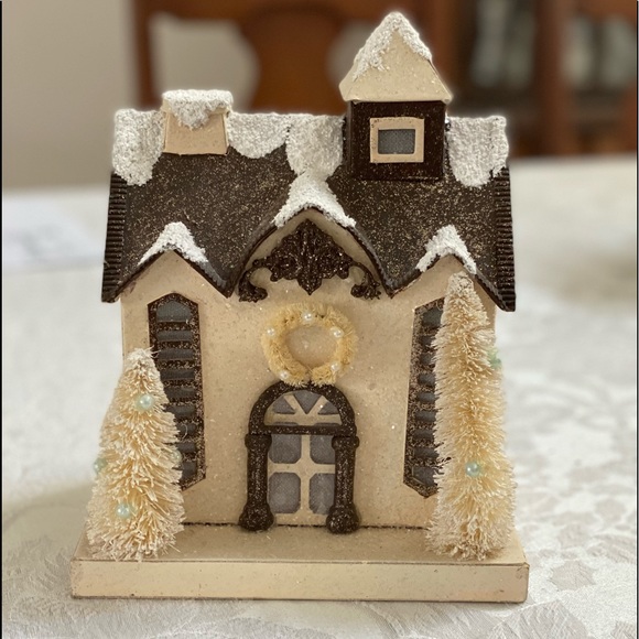 Putz glitter house